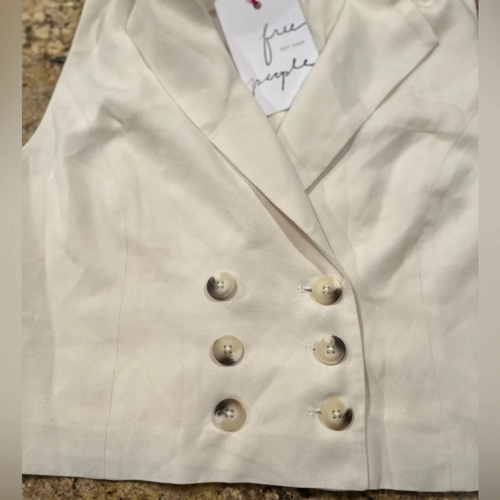 NWT Free People Gabbie Suit Vest